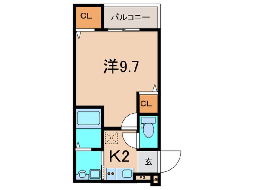 間取図 フジパレス宝塚仁川