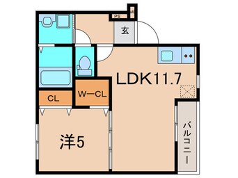 間取図 フジパレス宝塚仁川