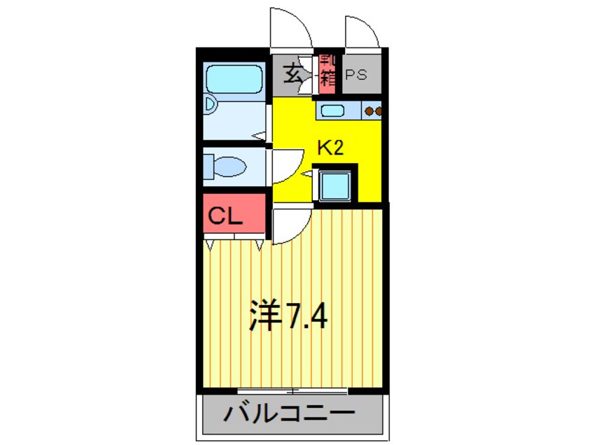 間取図 アム－ル四条