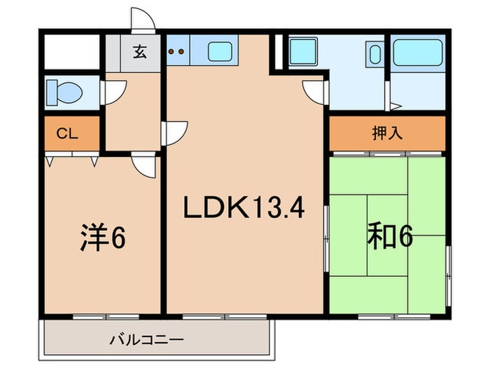 間取り図 シェルプール参番館