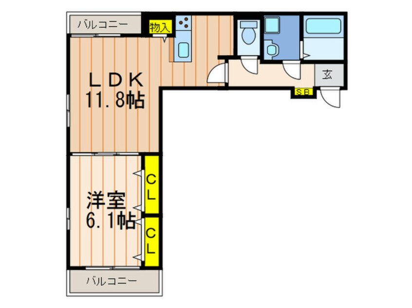 間取図 フラワータウン ジャスミン