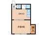 マンション松山 1DKの間取り