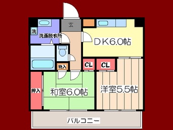 間取図 パシフィック上本町