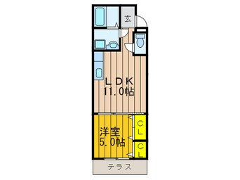 間取図 フジパレス牧野