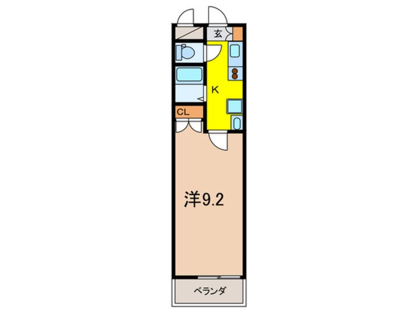 間取図 ＢＥＬ　ＡＩＲ　住吉