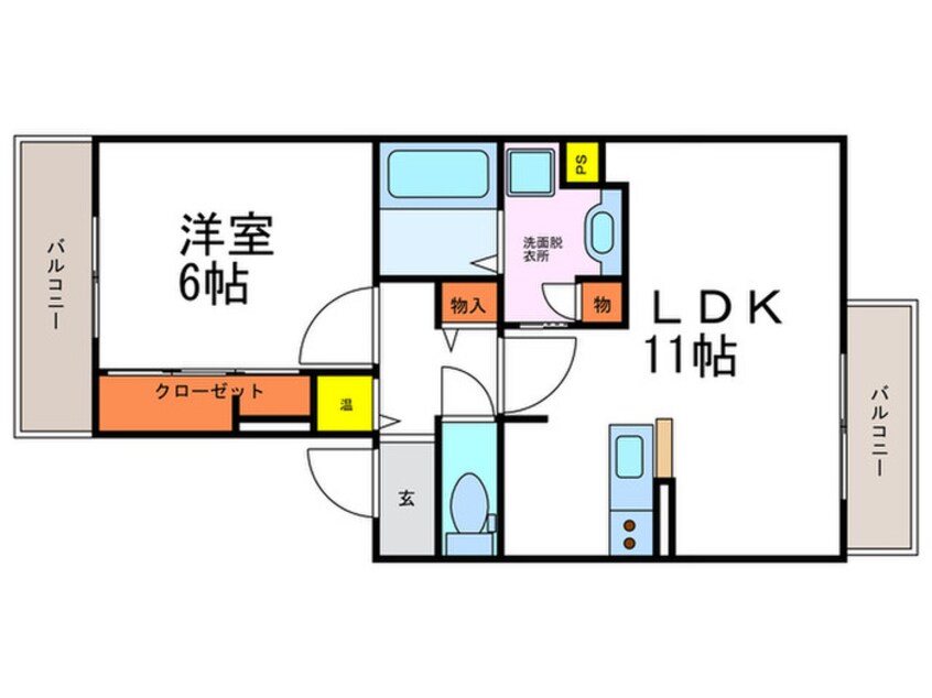 間取図 メゾン・ド・ルクル