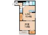 仮）アート星田駅前 1LDKの間取り
