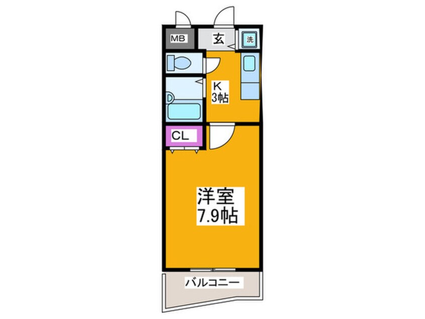 間取図 ル－チェⅠ番館