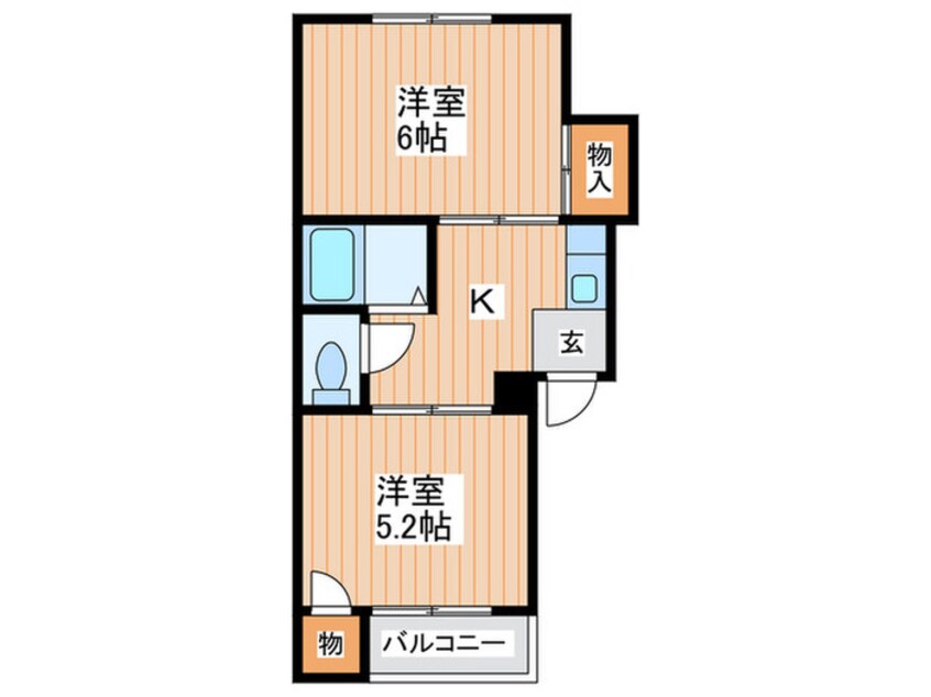 間取図 三和ハイツ大池