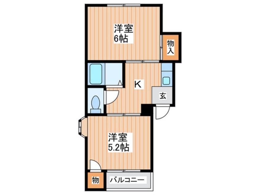 間取図 三和ハイツ大池