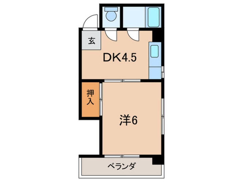 間取図 東豊ハイツパ－トⅠ