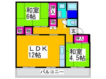 間取図 レインボ－マンション