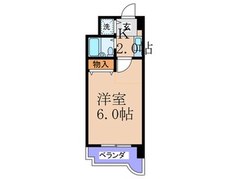 間取図 ビュ－ライフ天神橋