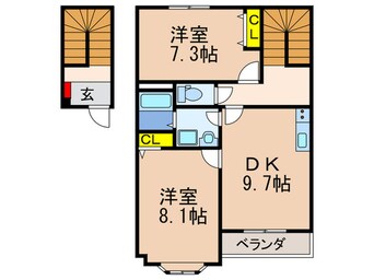 間取図 ヴィア　レガーロ