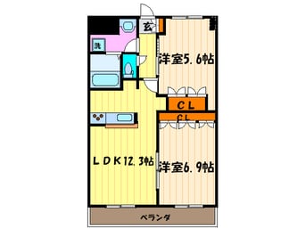 間取図 サンライト川向井