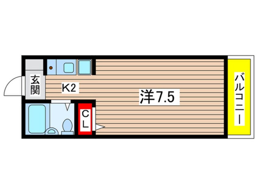 間取図 セジュ－ル段町