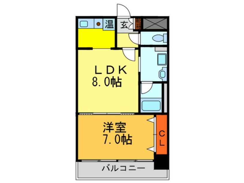 間取図 ドゥ・ミル・アン東大阪