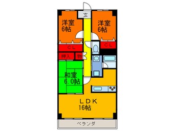 間取図 ブランチ９１３