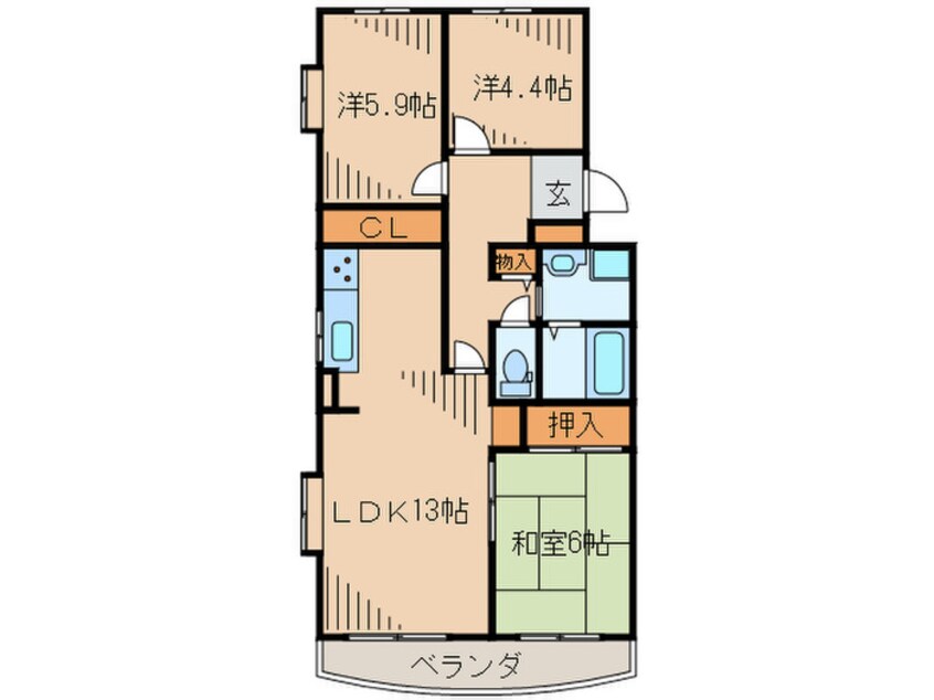 間取図 スペランツァステラ