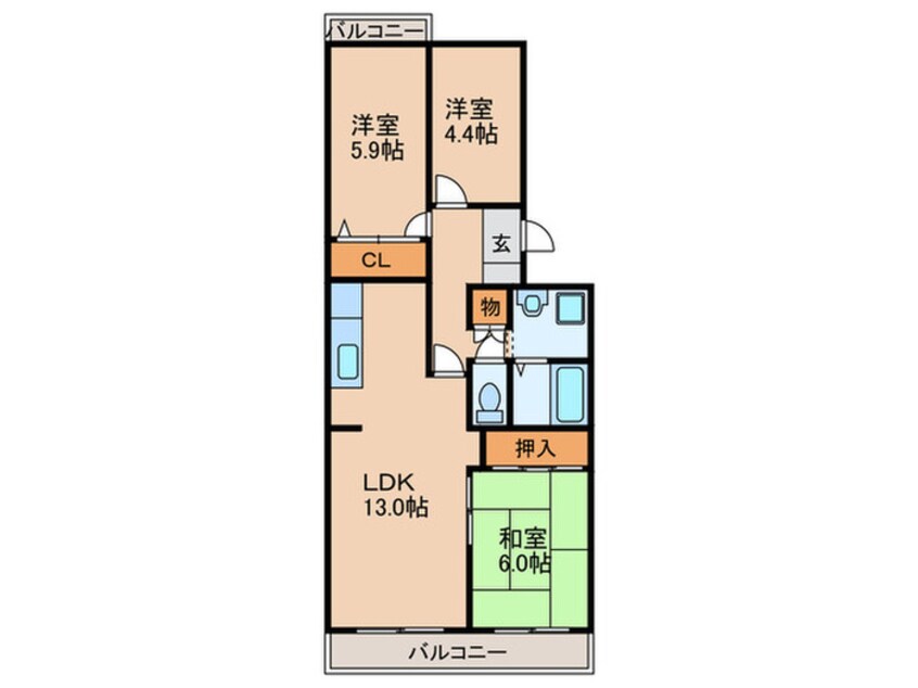 間取図 スペランツァステラ