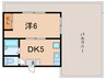 ハイツ長畑 1DKの間取り
