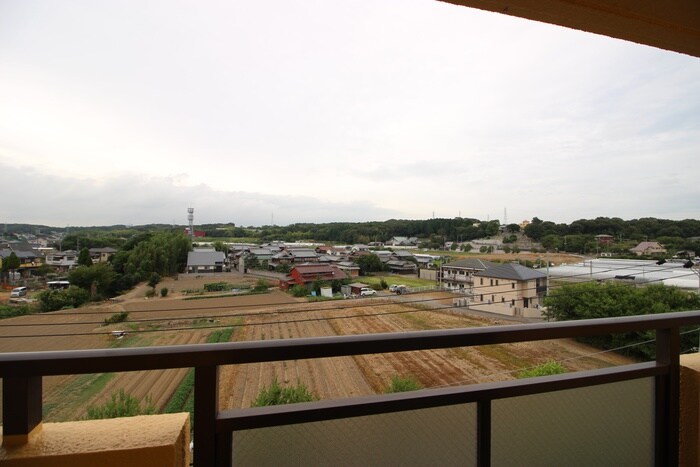 室内からの展望 ハイツ長畑