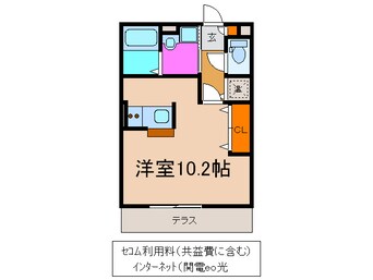 間取図 フラットヒル服部Ｂ棟