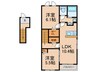 KS　ＨＯＭＥ　Ⅱ 2LDKの間取り