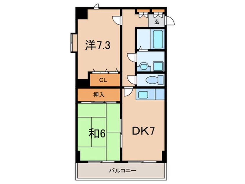 間取図 プレステージ赤坂