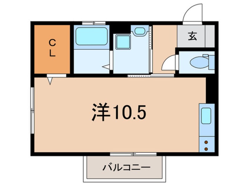 間取図 ブランシェ・ドミ－ル