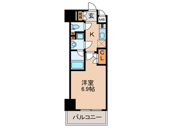 間取図 エグゼ北大阪（801）