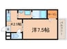 グランド－ル 1Kの間取り