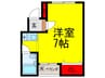 SEIUN Ⅲ 1Rの間取り