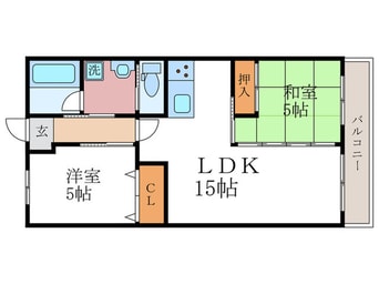 間取図 第２くめマンション