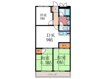 間取図 第２くめマンション