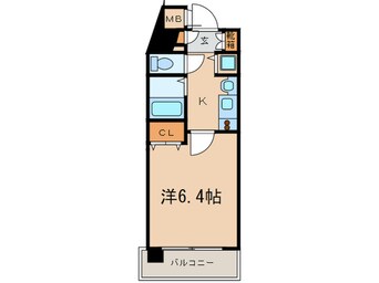 間取図 プレサンス京都駅前千都(401)