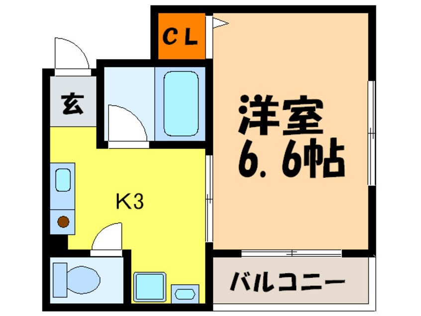 間取図 メゾン・ド・クレイン