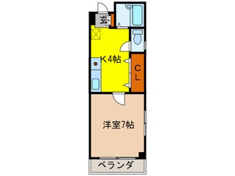 間取図 中蔵ハイツ