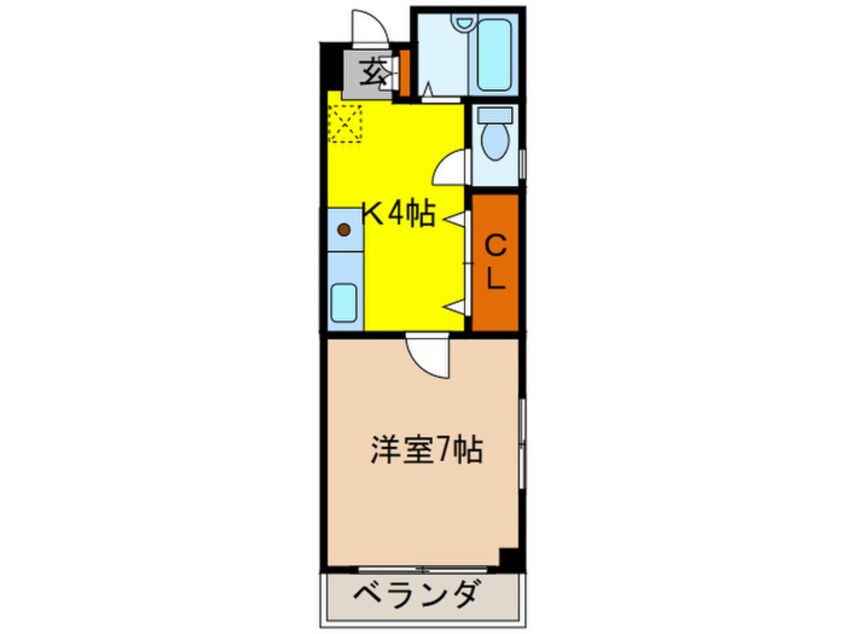 間取図 中蔵ハイツ