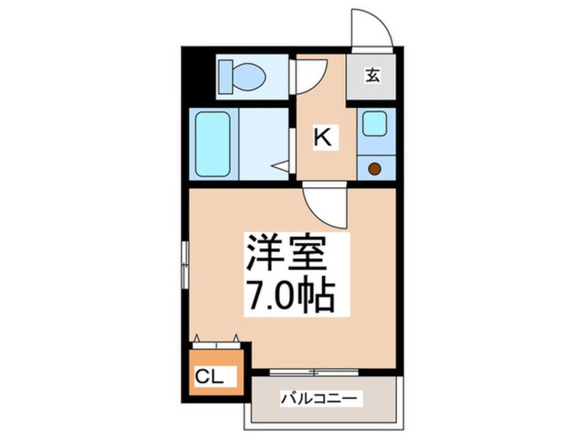 間取図 シャリエ日根野