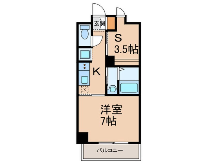 間取図 ＣＨＡＲＭＥ十三本町