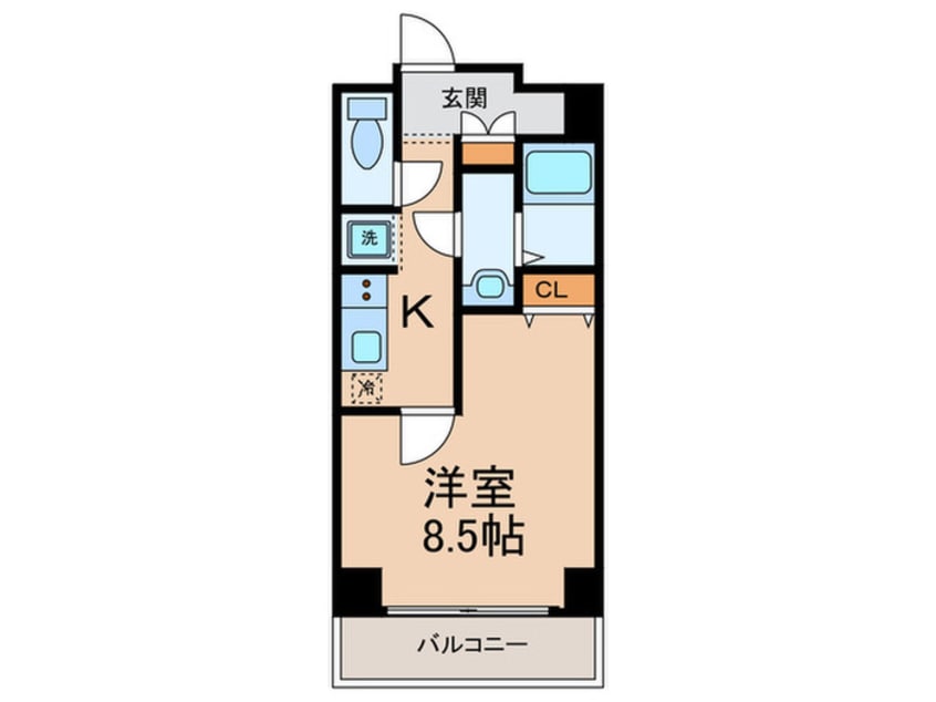 間取図 ＣＨＡＲＭＥ十三本町