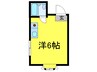 シャンポ―ル宿院 1Rの間取り