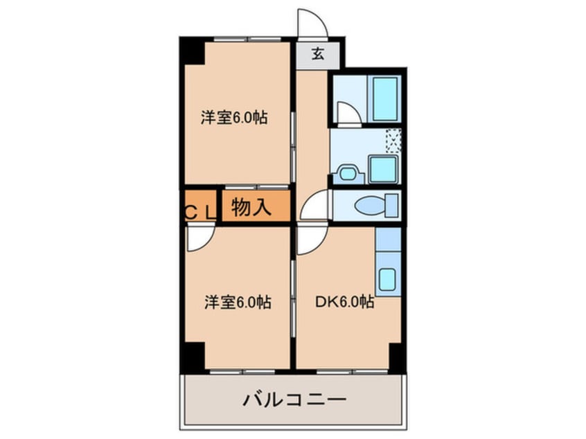 間取図 フローレンスコート