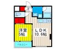 ｾｲﾜ南堀江ﾘﾊﾞ-ﾚｼﾞﾃﾞﾝｽEAST 1LDKの間取り