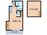 アルファコ－ト都島 1Rの間取り