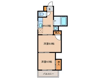 間取図 長谷川ロイヤルハイツ