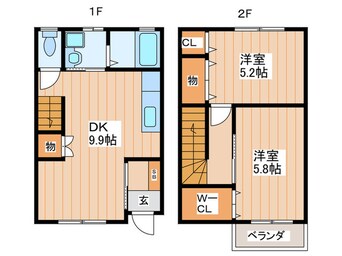 間取図 ルシアコ－ト東寝屋川