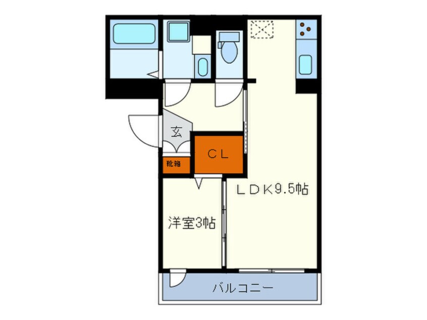 間取図 ローレル千旦