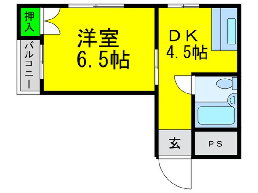 間取図 ロ－レルハイツ岡本